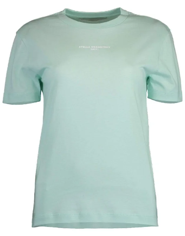 Aquamarine T-Shirt-- Plaid T-Shirt Polka Dot Checkered