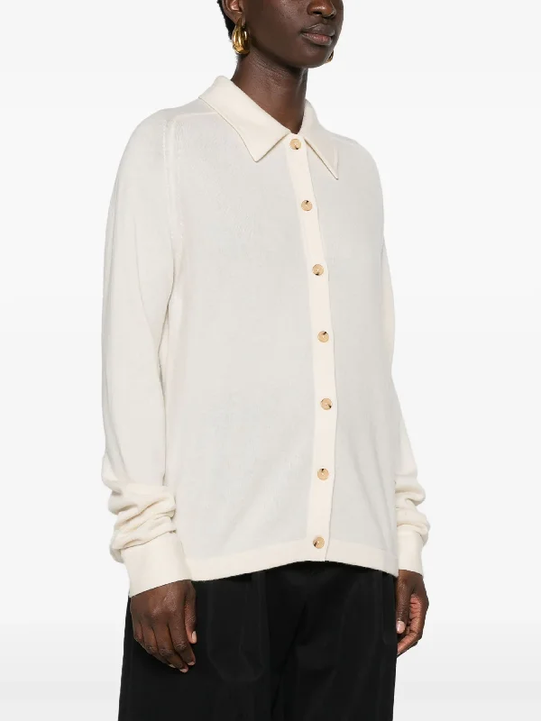 TOTEME - Women Raglan-Sleeve Cashmere Shirt-- Jersey Fabric Tulle Fabric Batik Fabric TOTEME - Women Raglan-Sleeve Cashmere Shirt-- Jersey Fabric Tulle Fabric Batik Fabric