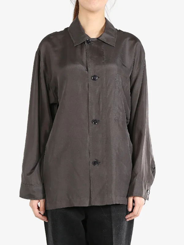 LEMAIRE - Women Pyjama Shirt-- Knit Fabric Woven Fabric Fleece Fabric