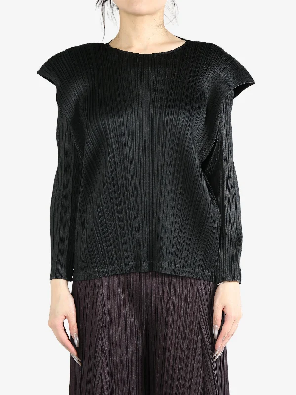 PLEATS PLEASE ISSEY MIYAKE - Women Monthly Colors : September Shirt-- Terry Blend Velvet Blend Canvas Blend PLEATS PLEASE ISSEY MIYAKE - Women Monthly Colors : September Shirt-- Terry Blend Velvet Blend Canvas Blend