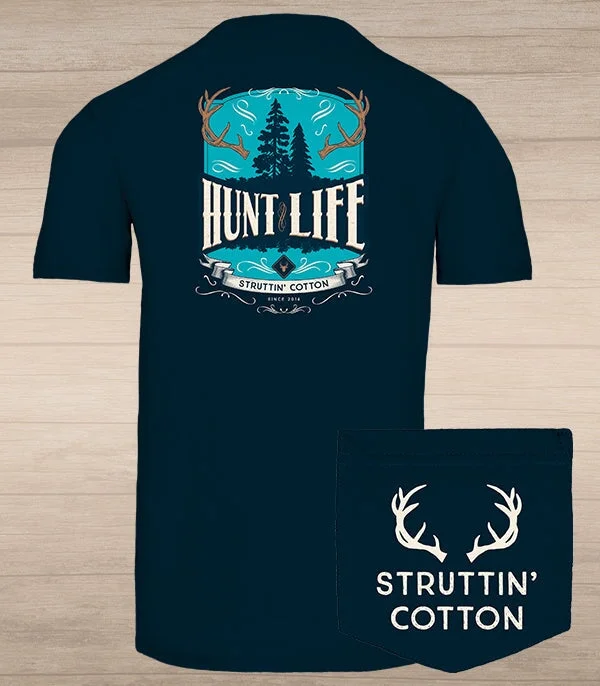 Hunt Life T-Shirt-- Boxy Fit Fitted Loose