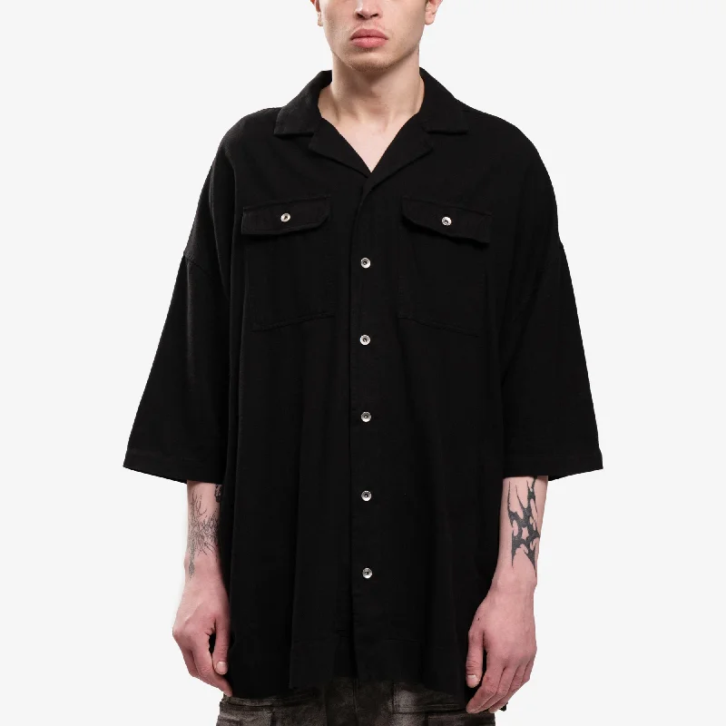 Magnum Tommy Shirt-- Hooded Caped Shawl Collar