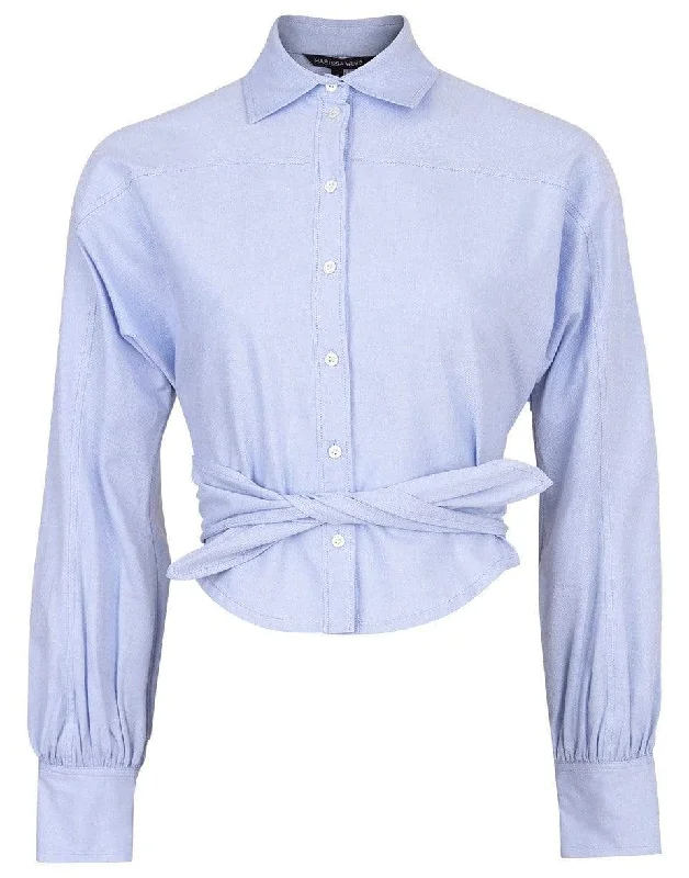 French Blue Emmerson Oxford Shirt-- Elasticated Padded Insulated