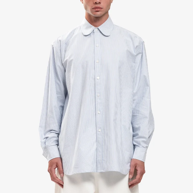 Regular Club Collar Shirt-- Front Pockets Side Pockets Patch Pockets