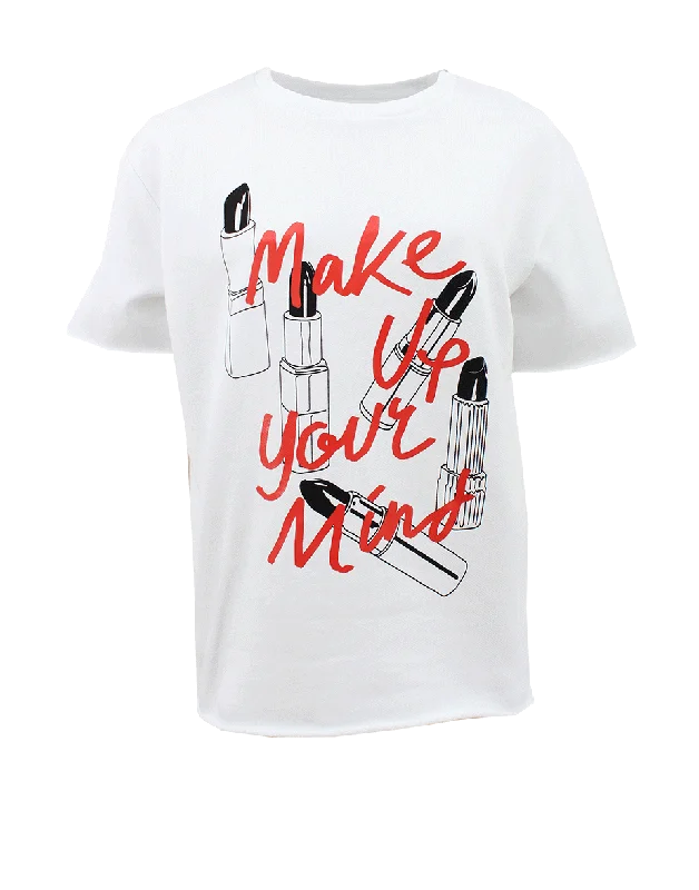 Make Up Your Mind T-Shirt-- Polka Dot Checkered Tartan