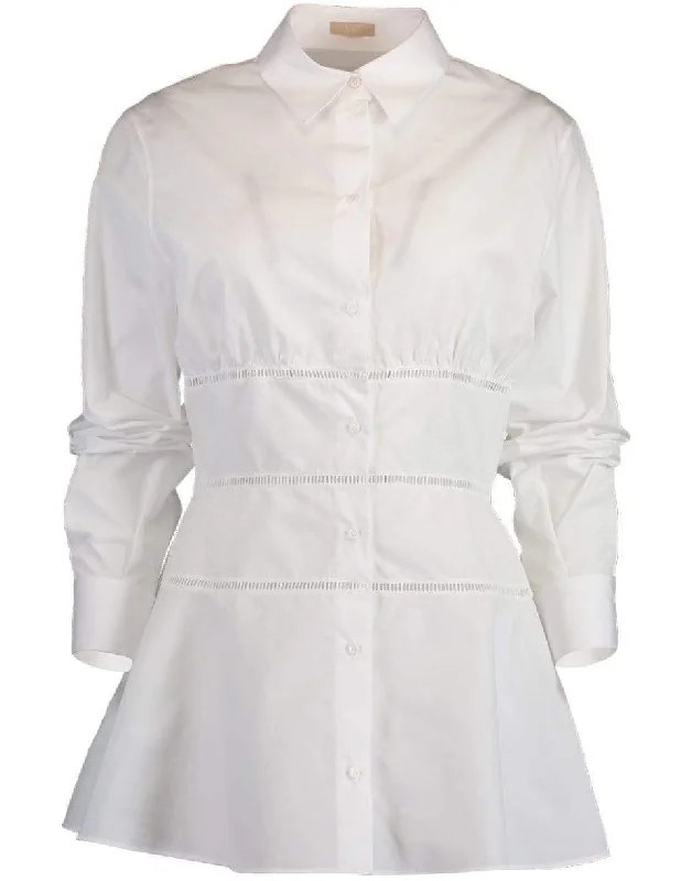 Japanese Poplin Shirt-- Fitted T-Shirt Seamless Stretchy