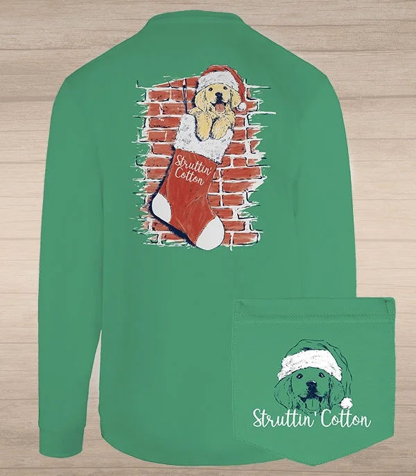 Stocking Stuffer Long Sleeve T-Shirt-- Fitted T-Shirt Seamless Stretchy