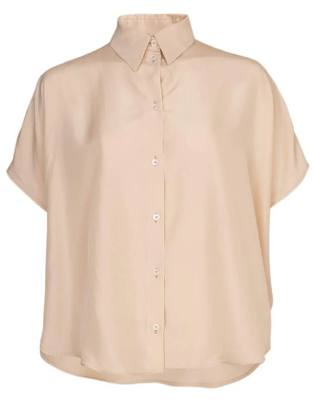 Susan Shirt-- Mesh Canvas Denim