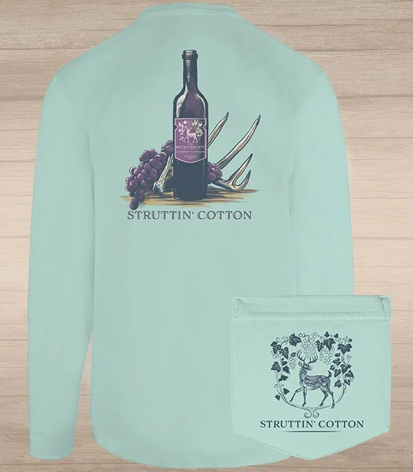 Buck's Bounty T-Shirt-- Collared T-Shirt Boat Neck A-Line