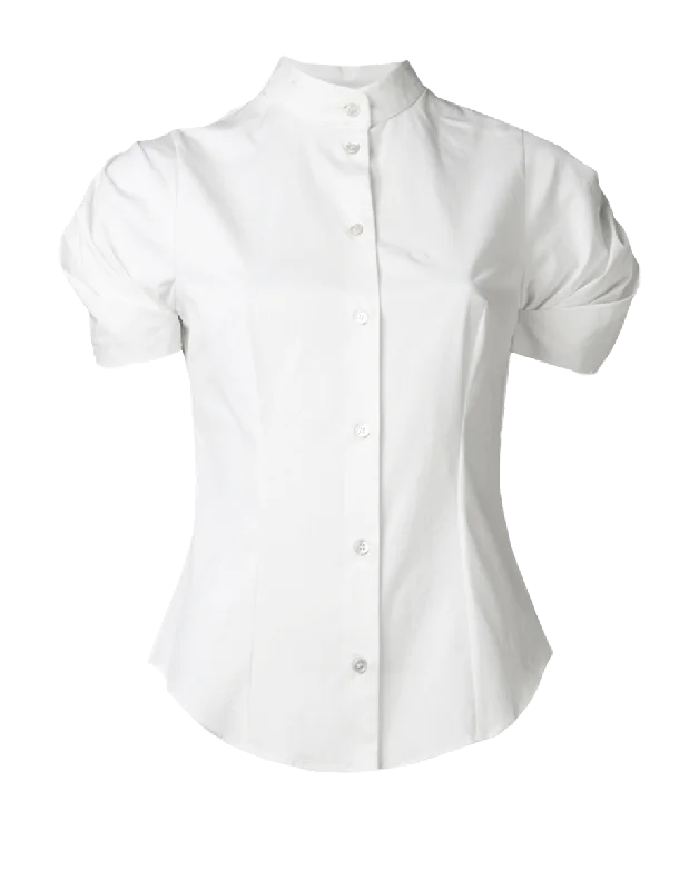 Twisted Shirt-- Zippered Front Buttoned Front Snap Front