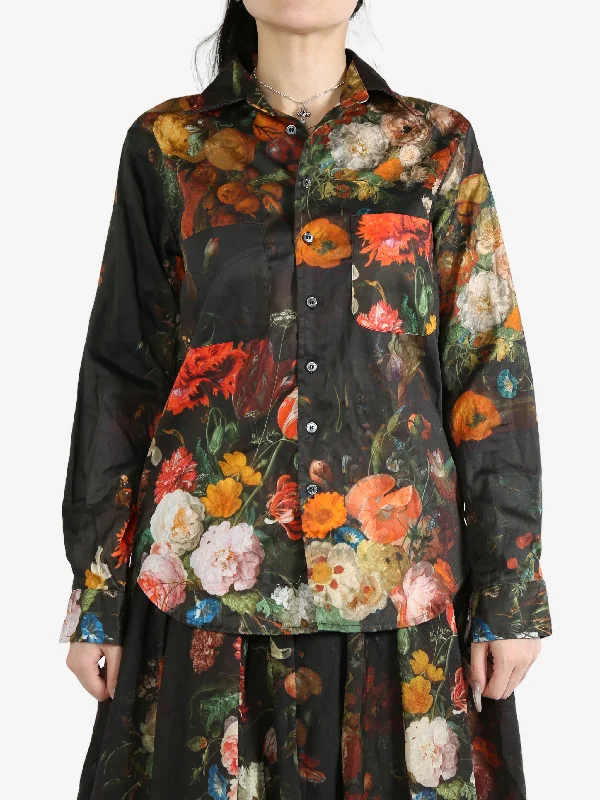 PAUL HARNDEN - Women W. Boygirl Shirt-- Lace Blend Ribbed Blend Corduroy Blend