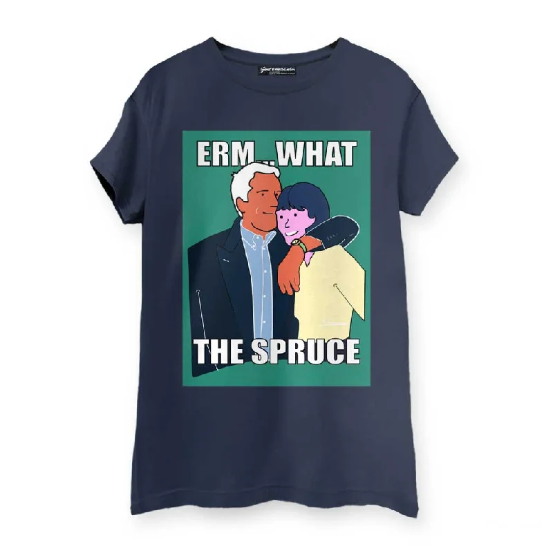 What the Spruce Womens T-Shirt-- Sequined Glittery Shiny