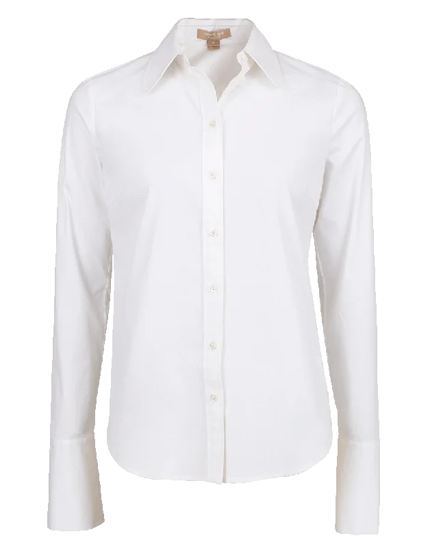 French Cuff Shirt-- Cotton Fabric Linen Fabric Terry Fabric