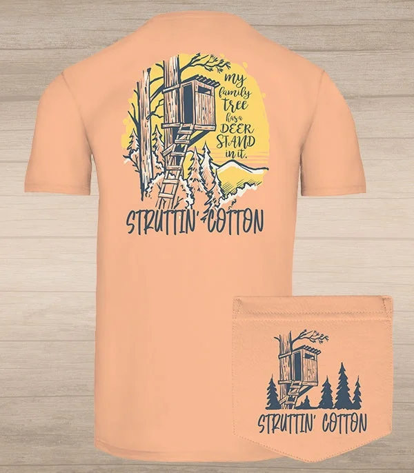 Family Tree T-Shirt-- Thin T-Shirt Open Front Quick Dry