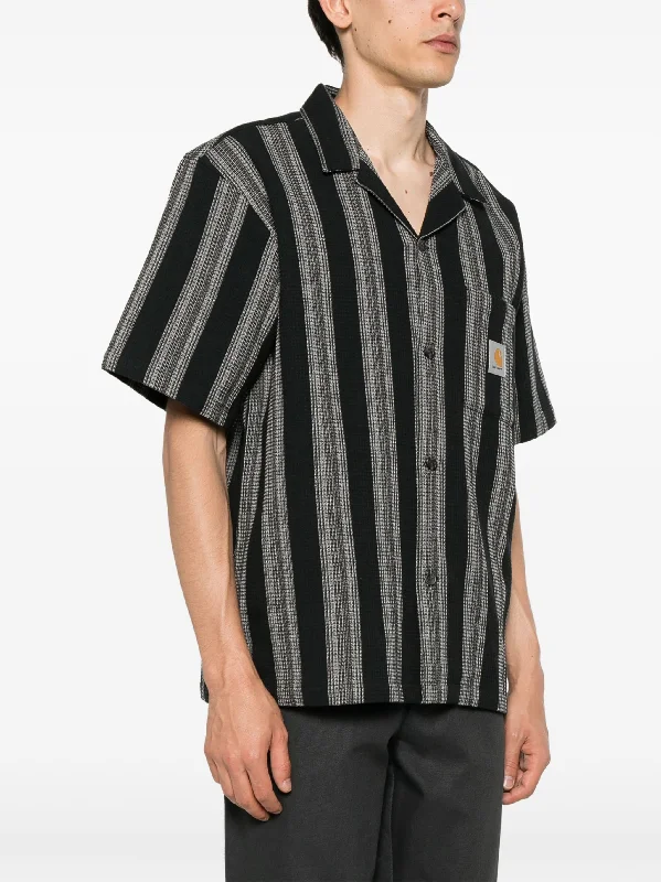 CARHARTT WIP - Unisex S/S Dodson Shirt-- Wool Fabric Cashmere Fabric Tweed Fabric