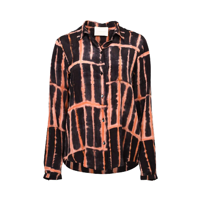 Momoni Women's Meudon Shirt-- Embroidered Appliqued Beaded