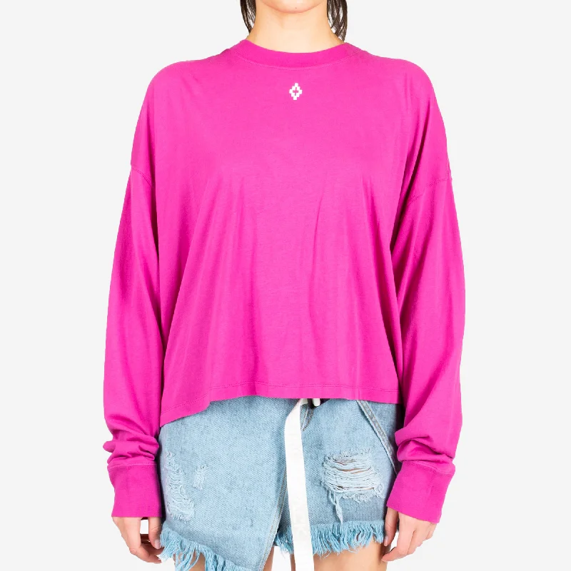 Womens Melted Wings Long Sleeve T-Shirt-- Anti-Pilling Machine Wash Handmade