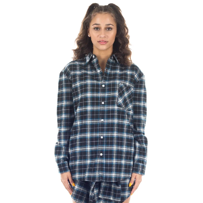 Womens Dogtown Plaid Shirt-- Iron Safe Non-Iron Wrinkle Free