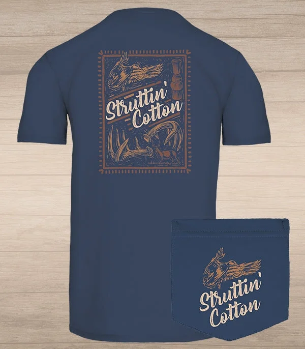 Stamp Collector T-Shirt-- Hooded Caped Shawl Collar