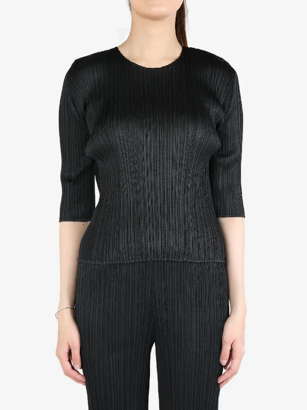 PLEATS PLEASE ISSEY MIYAKE - Women Monthly Colors : July Shirt-- Cozy Warm Stylish