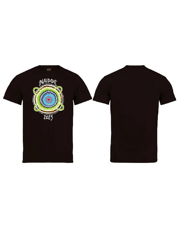 NAIDOC 2023 - Cotton T-Shirts- Mens-- Solid Print Embellished