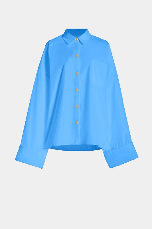 Designer Womens Collared Shirt-- Print Jacquard Patchwork