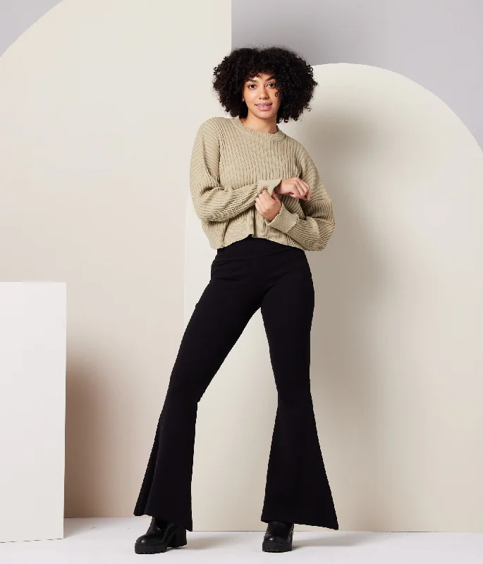 Estelle Pant - Black Chic Wool Trousers