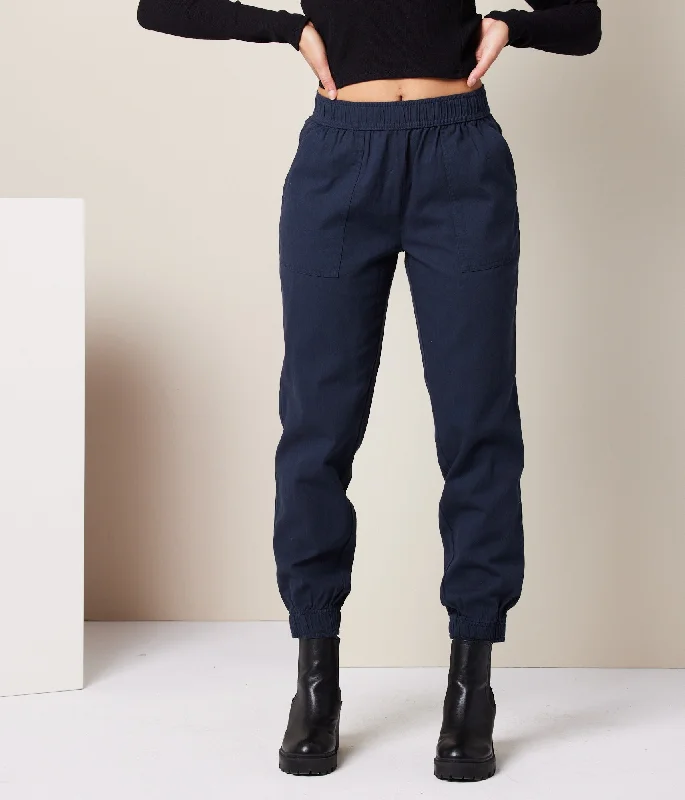 Lesley Pant - Dark Blue Cozy Lounge Pants