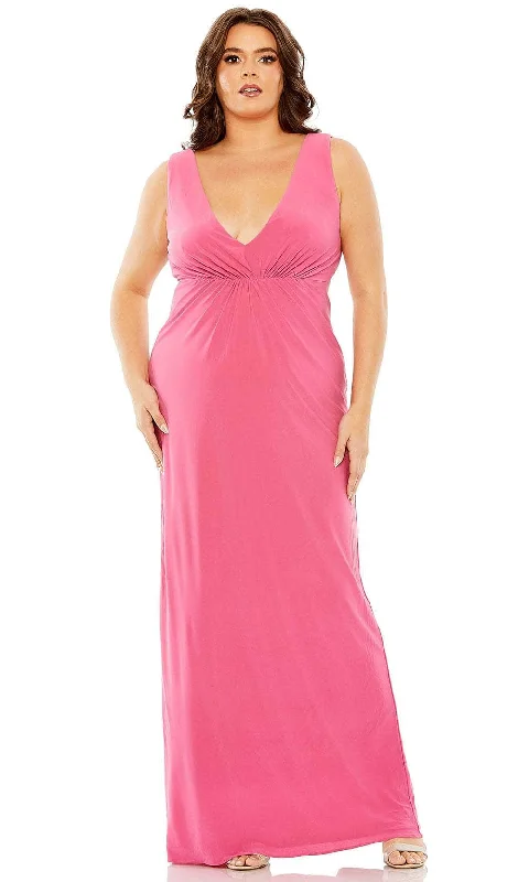 Mac Duggal 68536 - Fitted Bodice Back Slit Dress Tunics Sophisticated sleek