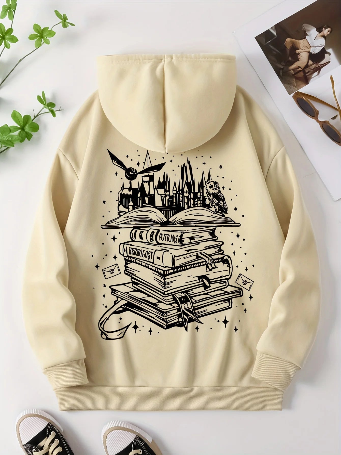 A Funny Book Printed Sweatshirt Women Harajuku Casual Loose Hooded Fashion Soft Comfortable Hoodies Autumn Warm Female Clothes Hoodie with Frayed Bohemian Relaxed A Funny Book Printed Sweatshirt Women Harajuku Casual Loose Hooded Fashion Soft Comfortable Hoodies Autumn Warm Female Clothes Hoodie with Frayed Bohemian Relaxed