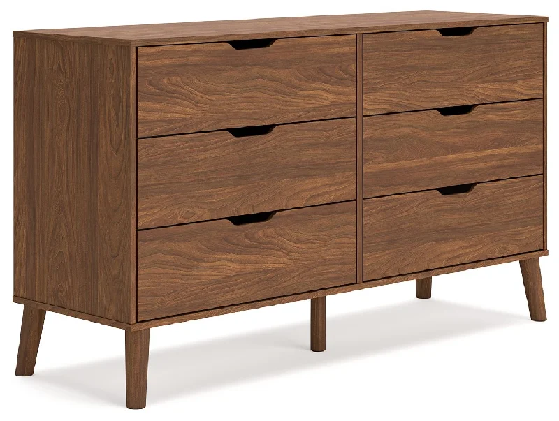 Fordmont - Auburn - Six Drawer Dresser Tunics Canvas sturdy