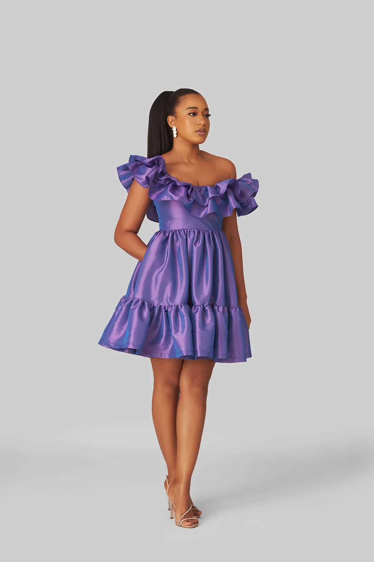M.O.T Fara Dress, Mini dress with frills Trendy Camisole Mini Dress