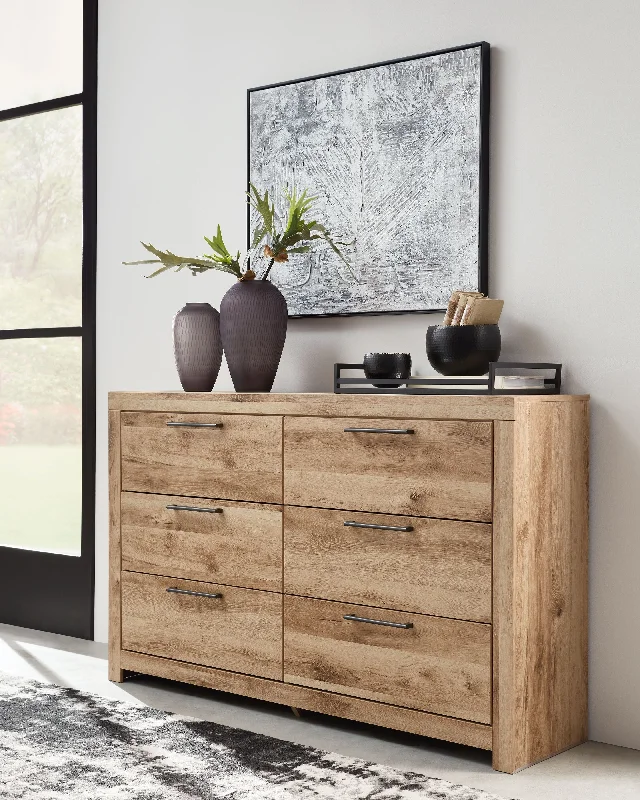 Hyanna - Tan Brown - Six Drawer Dresser Tunics Long Elegant