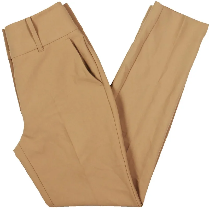 Womens High Rise Work Wear Dress Pants Fashionable Button-Up Pants