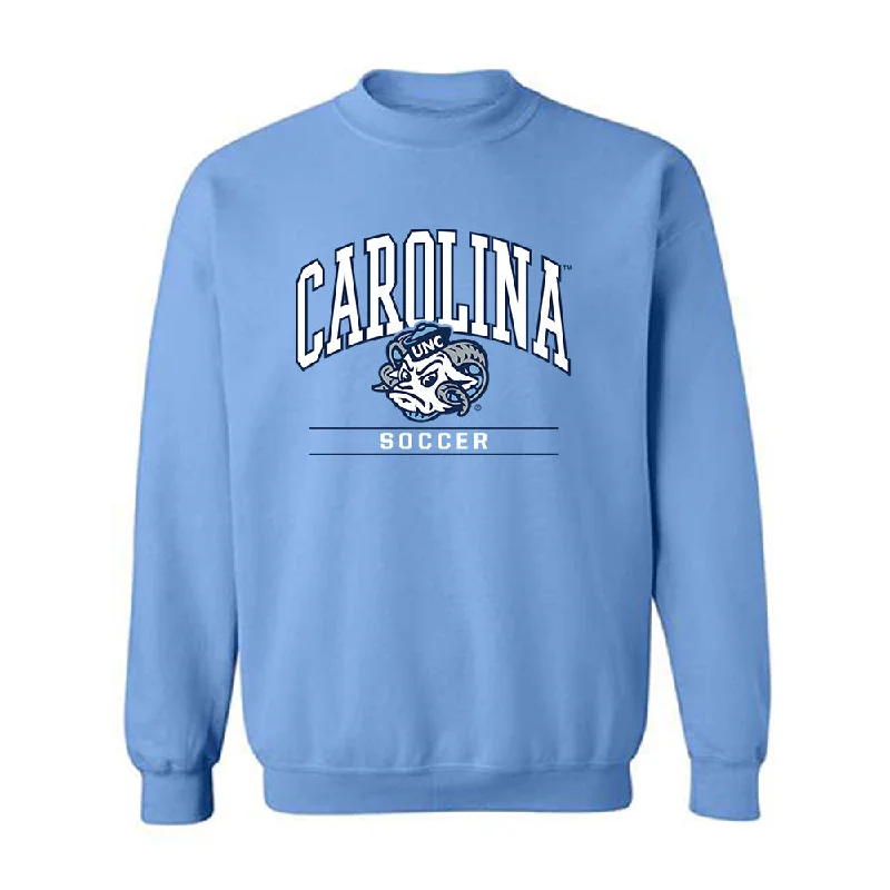 UNC - NCAA Women's Soccer : Eden Bretzer - Classic Shersey Crewneck Sweatshirt Hoodie with Batwing Sleeves Loose Dramatic UNC - NCAA Women's Soccer : Eden Bretzer - Classic Shersey Crewneck Sweatshirt Hoodie with Batwing Sleeves Loose Dramatic