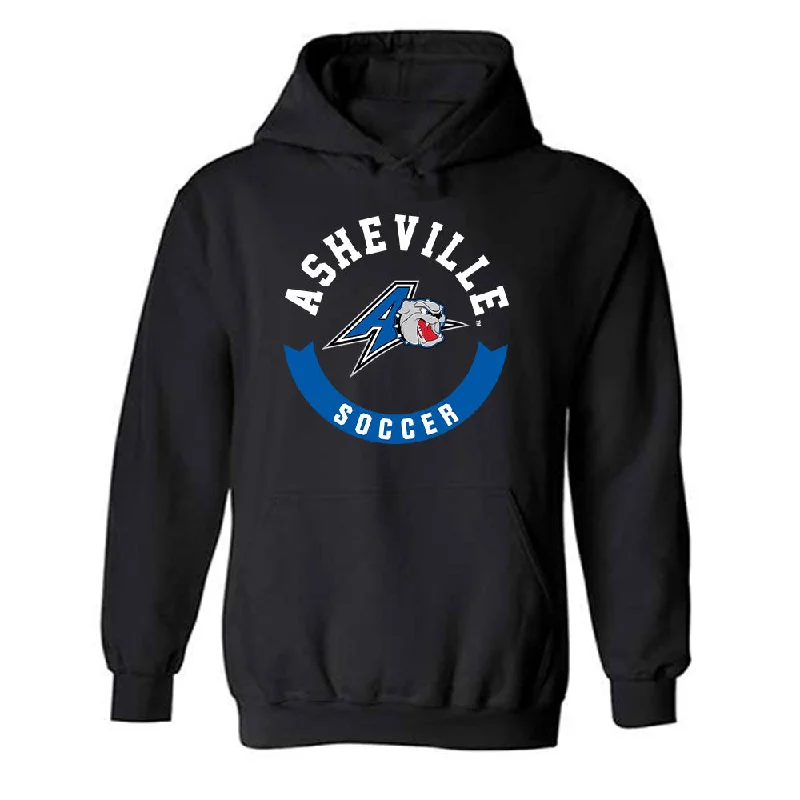 UNC Asheville - NCAA Women's Soccer : Reina Herndon - Classic Shersey Hooded Sweatshirt Hoodie with Belted Waist Structured Tailored UNC Asheville - NCAA Women's Soccer : Reina Herndon - Classic Shersey Hooded Sweatshirt Hoodie with Belted Waist Structured Tailored