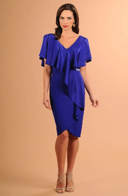 Alexander by Daymor 609 Sheath Dress Halter Neckline Beach