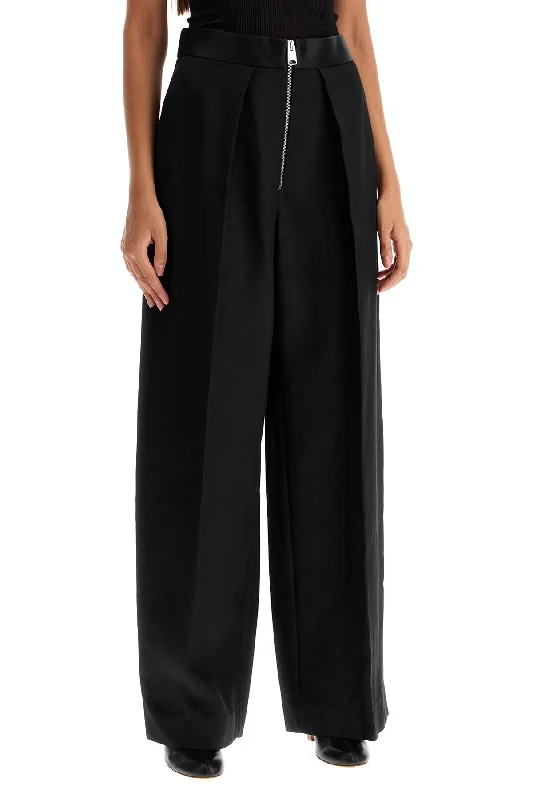 Khaite Marine Pleated Pants With Modern Skinny Pants