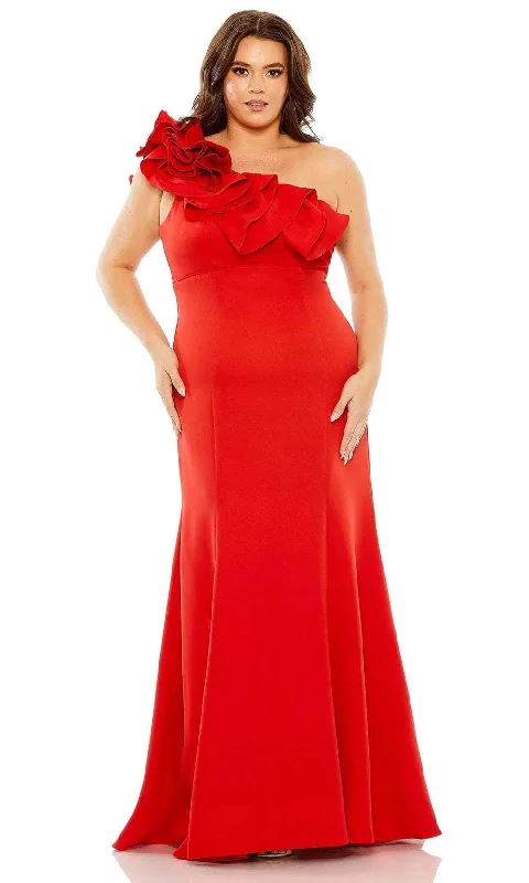 Mac Duggal 49707 - Ruffle Sheath Evening Dress empire Waist empire