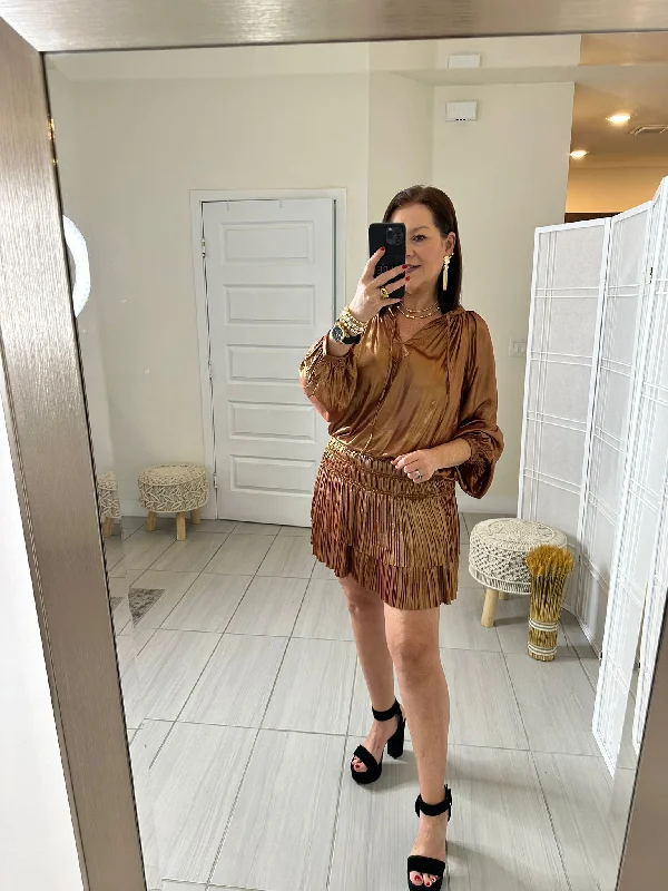 Cindy Metallic Dress Tunics Chinos classic