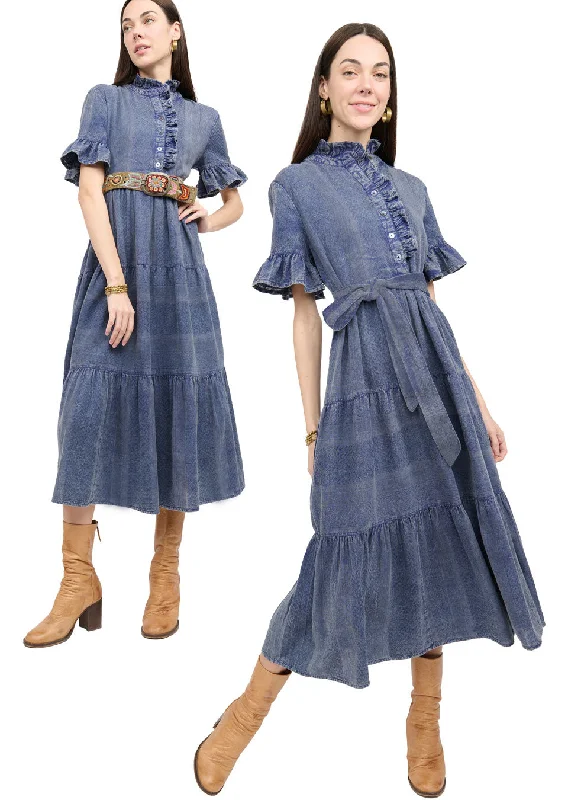 The Indigo Dress Tunics Luxurious high-end