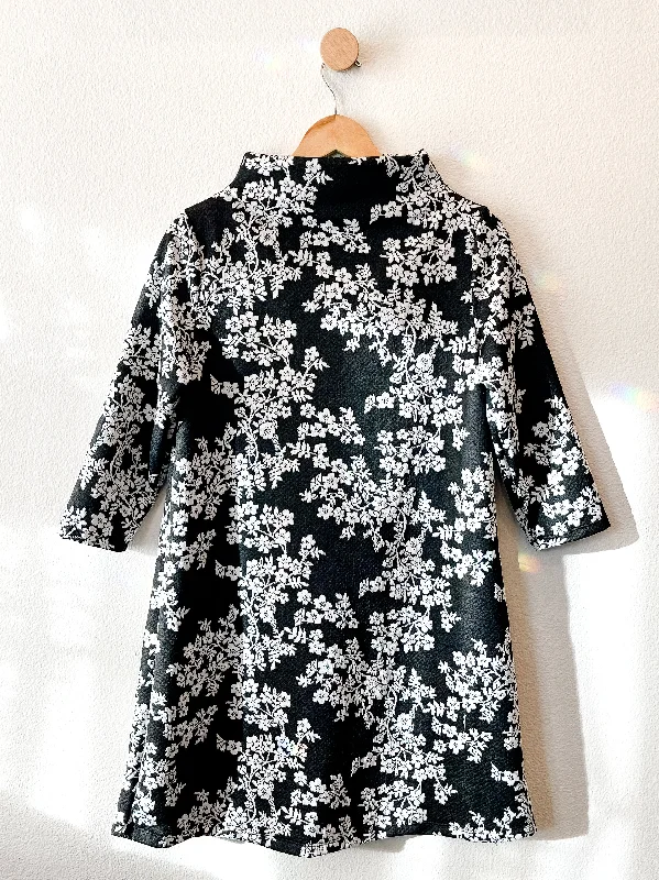 Jacqueline Mini Dress In B+W Cherry Blossom Print Trendy Camisole Mini Dress