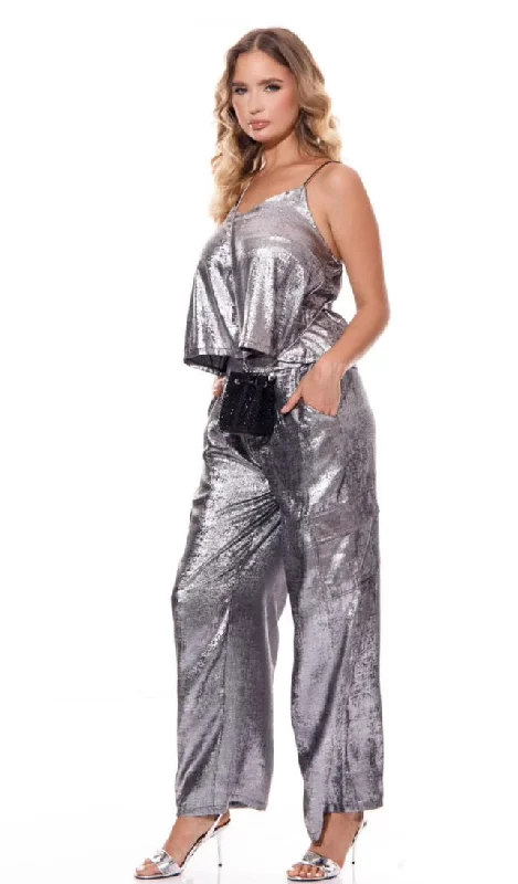 The Braxton 2pc Pant Set Comfy Cargo Trousers