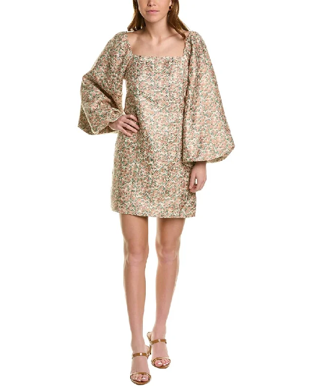 Traffic People Dolce Mini Dress Elegant Satin Mini Dress