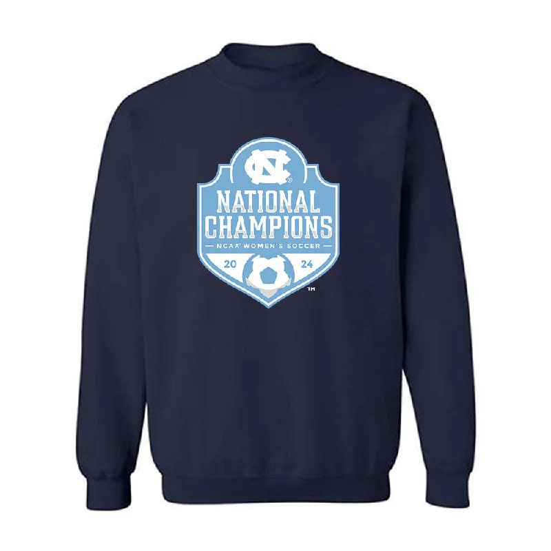 UNC - NCAA Women's Soccer : Eden Bretzer - National Champs Crewneck Sweatshirt Hoodie with Bell Sleeves Flared Feminine UNC - NCAA Women's Soccer : Eden Bretzer - National Champs Crewneck Sweatshirt Hoodie with Bell Sleeves Flared Feminine