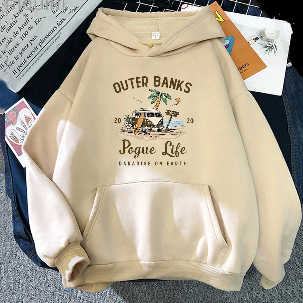 Outer Banks Pogue Life Graphic Hoody Autumn/winter Hoodies New Women Fashion Aesthetic Sweatshirts Female Kpop Style Streetwear Hoodie with Front Slit Layering Stylish Outer Banks Pogue Life Graphic Hoody Autumn/winter Hoodies New Women Fashion Aesthetic Sweatshirts Female Kpop Style Streetwear Hoodie with Front Slit Layering Stylish