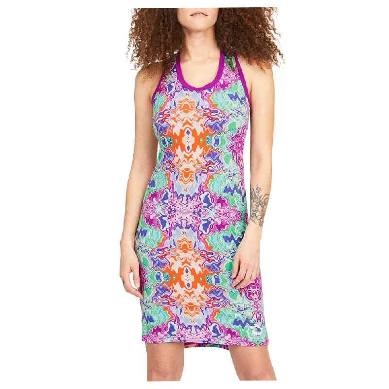 Hypnotize Graphic Sleeveless Mini Dress Stylish Spaghetti Strap Mini Dress