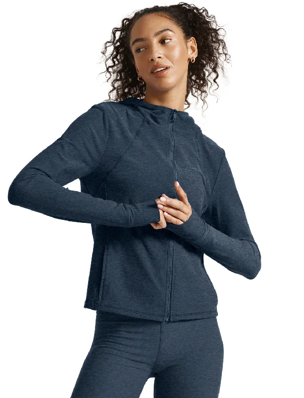 SPACEDYE HIGH ENEGRY HOODIE Hoodie with Hem Contrast Bold Stylish