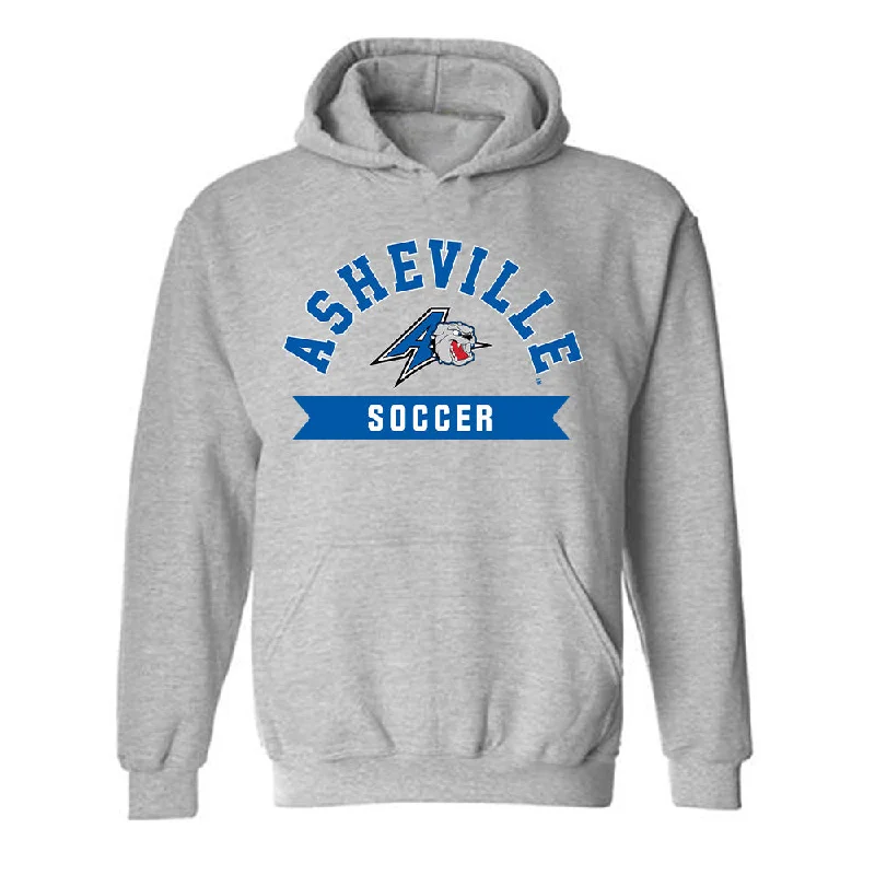 UNC Asheville - NCAA Women's Soccer : Reina Herndon - Classic Shersey Hooded Sweatshirt Hoodie with Hem Detail Decorative Unique UNC Asheville - NCAA Women's Soccer : Reina Herndon - Classic Shersey Hooded Sweatshirt Hoodie with Hem Detail Decorative Unique