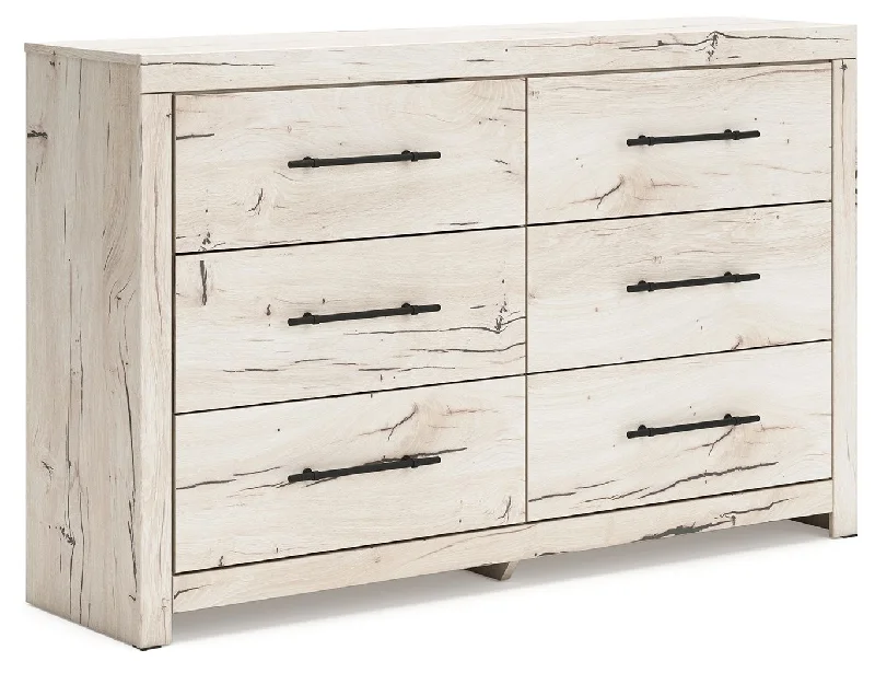 Lawroy - Light Natural - Six Drawer Dresser Bodycon Club Sequined